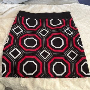Ann Taylor size 12 midi skirt patterned worn once
